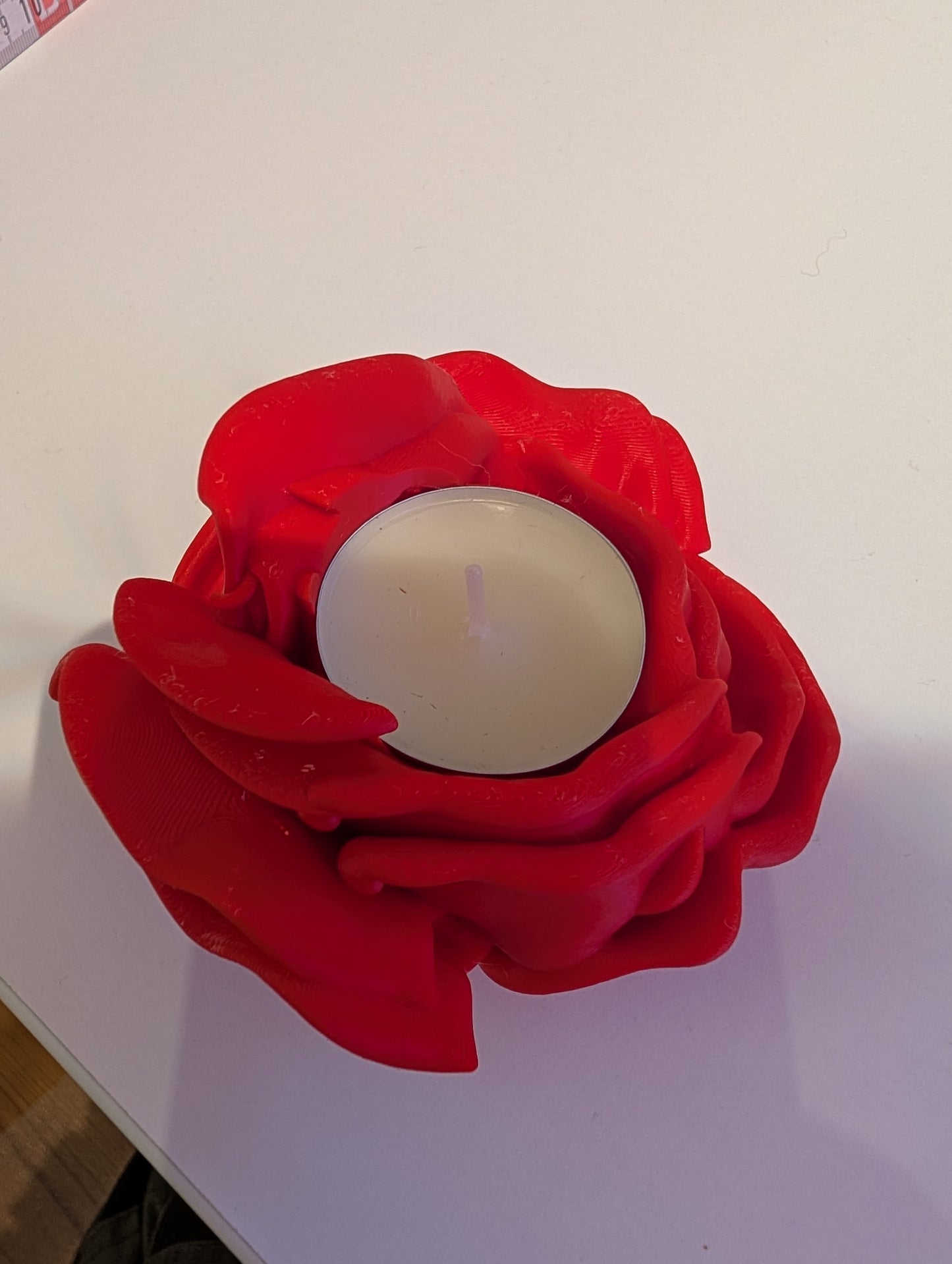 Värmeljushållare - ros